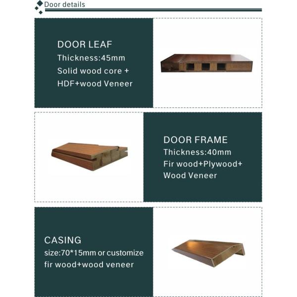 Pu Painting Engineered Wood Doors Exterior 2.1m HDF Flush Door