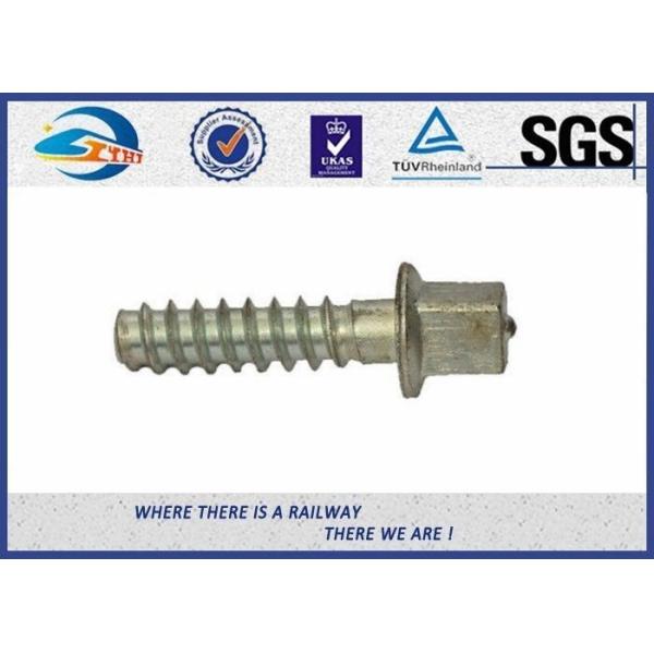 Railroad Sleeper Galvanized Screws with Plain / Zinc / HDG / Wax Surface