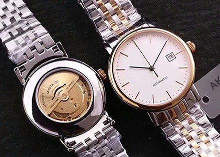 Sapphire Crystal Automatic Dress Watch , 316L Automatic Case Watch 11mm Thickness