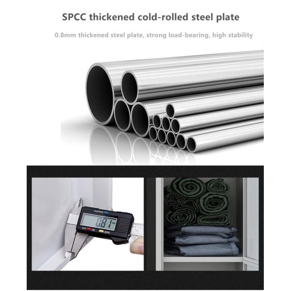 Powder Coated Steel Single Door Locker Rust Proof For Office