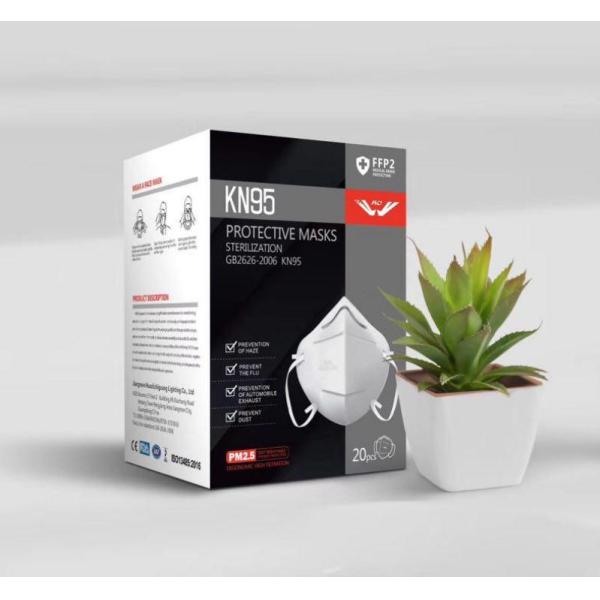 Foldable Medical Grade Face Mask , FFP2 Face Mask Anti Pollution Particulate Respirator