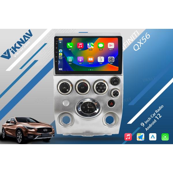 Infiniti QX56 2003-2010 9 Inch Infiniti Head Unit Aftermarket Bluetooth Radio Touchscreen