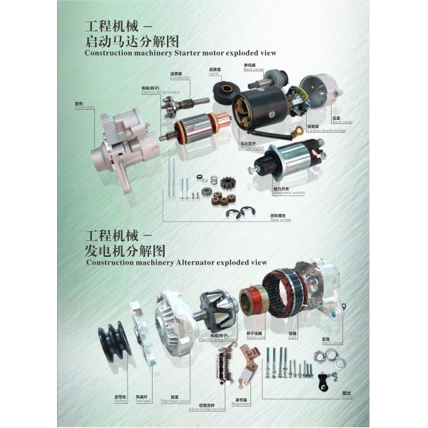 24V 11T 23300-06J01 NEW Excavator Starter Motor NISSAN BD30 TD42 Engine Hitachi Excavator EX60 S25-158