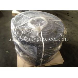 Soft wear resistant chamfered edge conveyor skirting rubber board