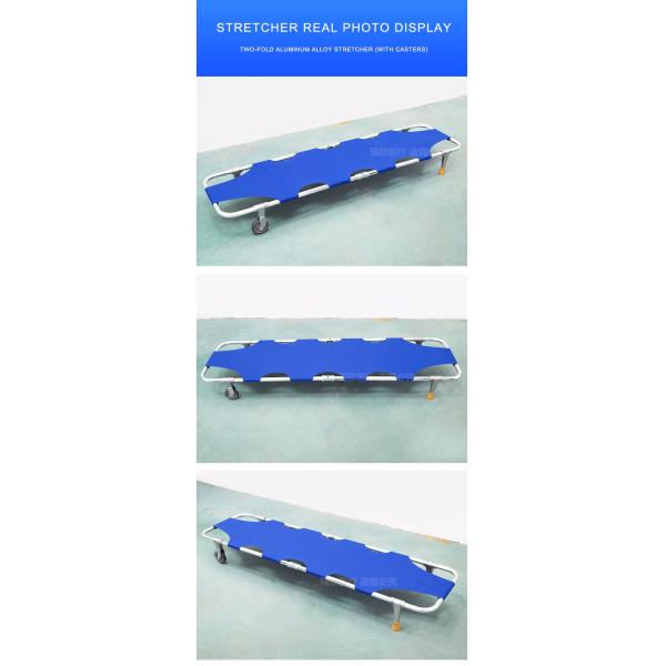 CE Aluminum Alloy First Aid Stretcher Medical Ambulance Folding Stretcher
