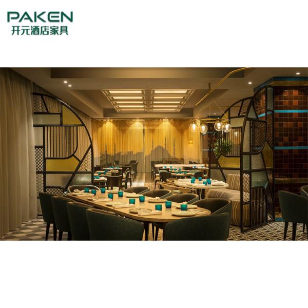 Luxury 5 Star Modern Hotel Lobby Furniture Dining Area Part Furniture