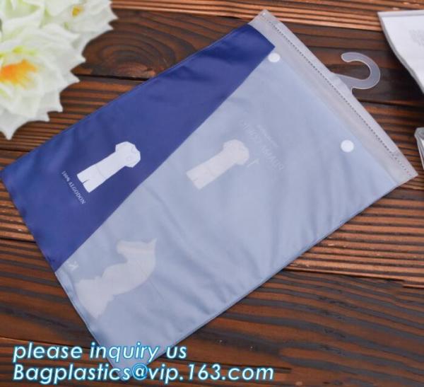 Frosted k bag EVA PVC hanger bag for clothes, EVA frost drawstring bag, Frosted Plastic EVA Garment Packing Bag zi