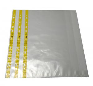 Cheap Polyethylene A4 A3 Esd Document Wallet 11 Holes File Wallet Soft Yellow Edges wholesale