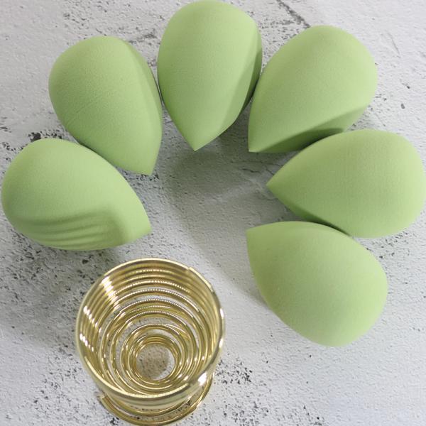 New Green Girl Makeup Sponge Puff Egg Face Concealer Cosmetic Powder Make Up Blender Sponge Tools DX75