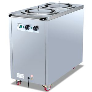 China Silver Double Holder Plate Hotel Kitchen Equipment 450*910*770mm on sale