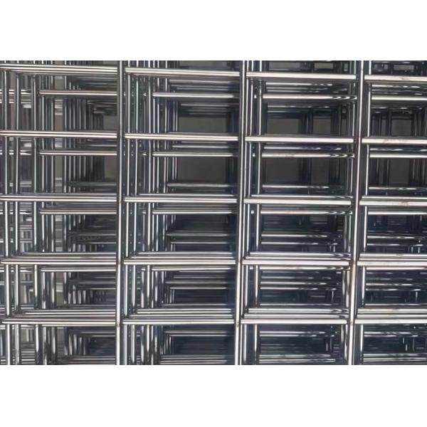 Square Hole Silver 4 Inch Galvanised Weld Mesh Fence Panels