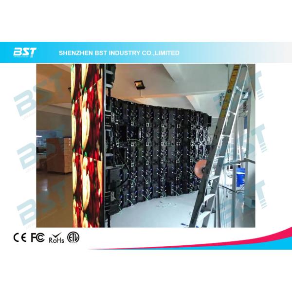 Indoor Rental LED video Display Performance 500mm X 500mm inner and outer arc