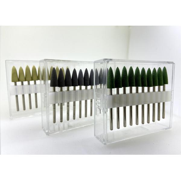 Dental Acrylic Polishing Bur Diamond Rubber Silicone Denture Adjustment Burs