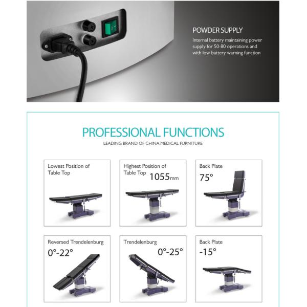 Hospital Surgical Equipment General-Use Electric Operation Theater Table Operating Table