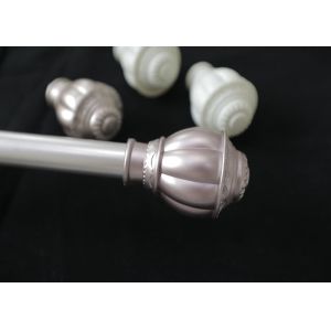 Cheap Plastic Pumpkin Shaped 28mm Curtain Pole Finials wholesale