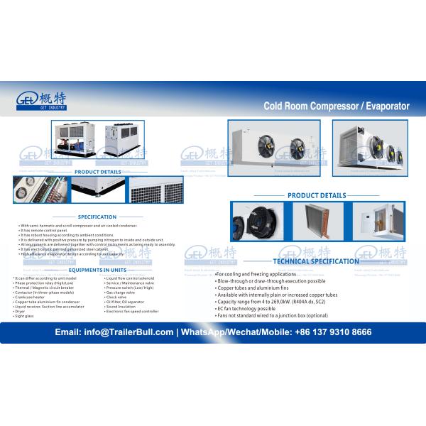 PUR PIR Insulated R404a Walk In Cooler