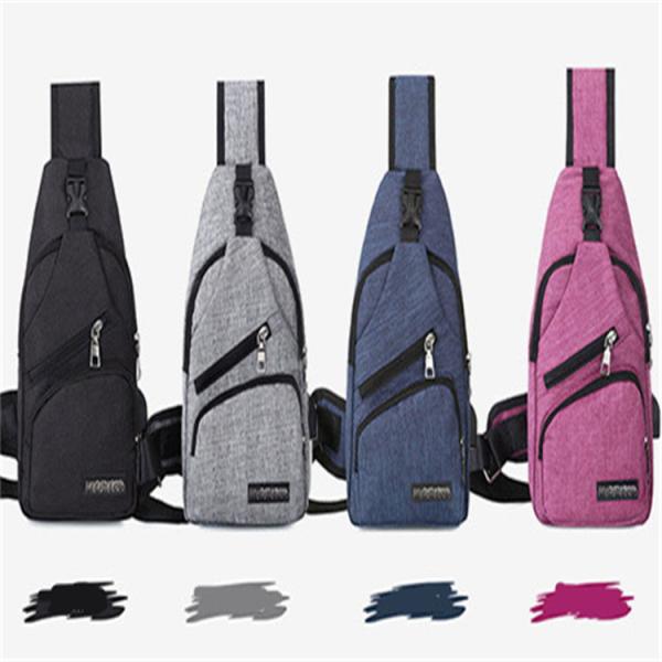 Leisure Sling Body Bag Canvas Waterproof Sling Backpacks Large Capacity