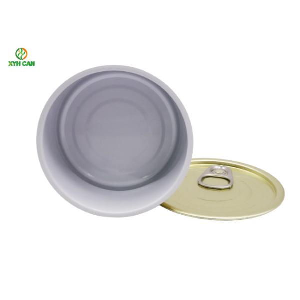 2 Piece Can No Printing Eco-Friendly 100g Tuna Fish Round Tin Containers