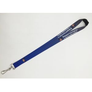 Flat personalized printed funny polyester lanyards with customized logo