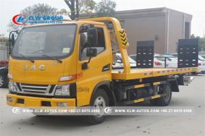 Cheap JAC 4X2 Flatbed Tow Truck With Q235A Carbon Steel Body wholesale