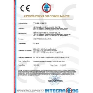 Henan Xuzhiyang Machinery Co., Ltd. Certifications