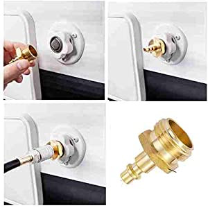 1/2" Barb X 3/4" Male Garden Hose Quick Connect , OEM Brass Hose Fittings