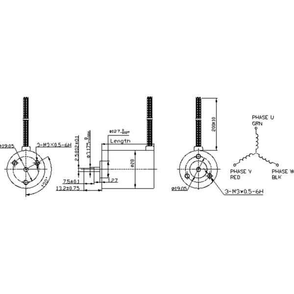 High Speed Brushless DC Motor With High Power Density For Vehicle Industry