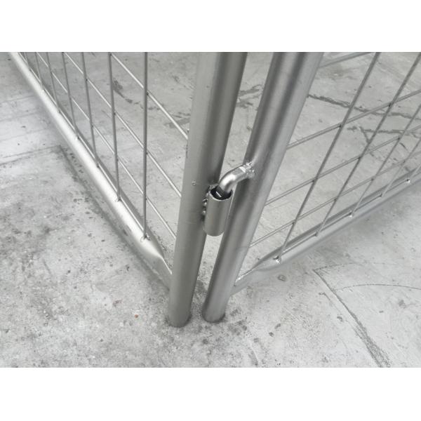 Customized Galvanised Steel Rubbish Cage HDG 14 Microns / 42 Microns