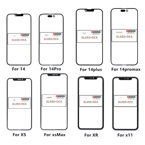 100% Tested Front Glass Lens With Oca for Iphone X Xs Affordable and Durable