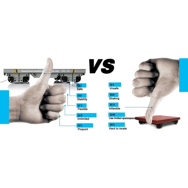 Steel Coil Transfer Trolley / Electric Transport Cart With 25 Ton Loading Capacity