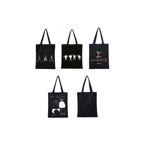 Custom promotional bag Korean version casual handbags art fresh shoulder canvas bag
