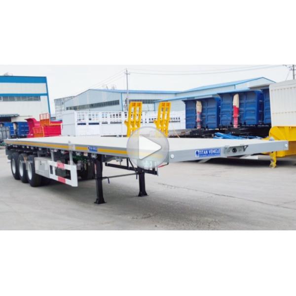 TITAN 3 Axle 40 Ft Flatbed Trailer for Sale Near Me