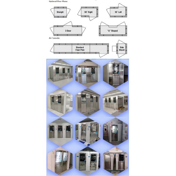Customized Clean Room Booth Cleanroom Air Shower Clean Booth OEM/ODM Acceptable