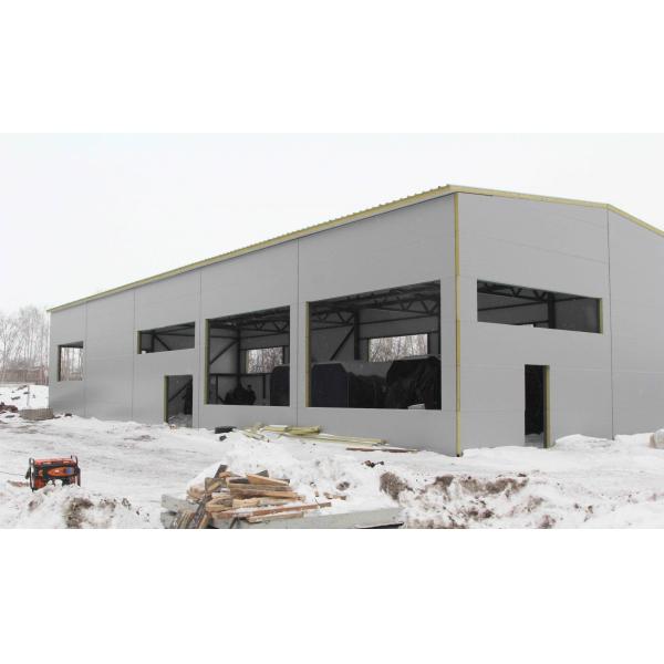 PPGI Rock Wool Sandwich Insulation Panel Fire Retardant For Cold Room