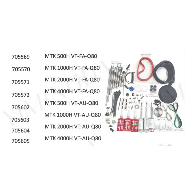 Part No 705571 MTK,FA-Q80,2000H Maintenance Kits For Garment Cutter