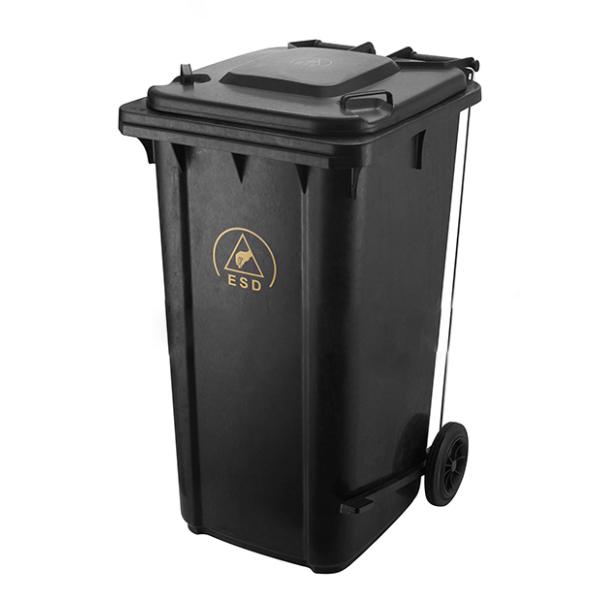 Adjustable Pneumatic Rod Conductive 109 Ohm ESD Lab Chairs