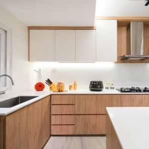 Cheap 16MM 18MM Carcass Thickness Melamine Kitchen Cabinet Set Environment Friendly wholesale