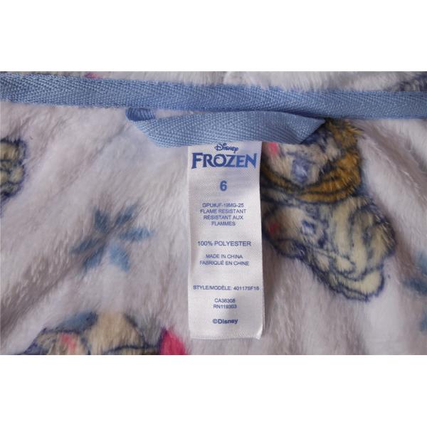 Cute Printed Childrens Towelling Bathrobe Soft Touch Bath Gown For Kids