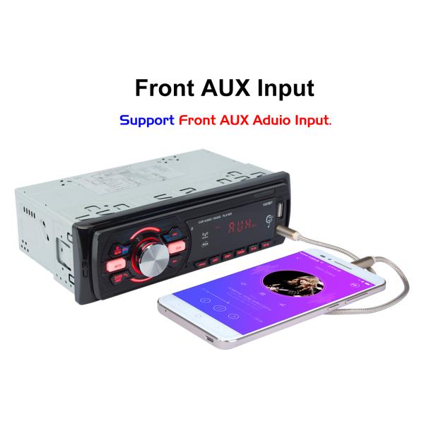 Black Bt Car Stereo LED Display Multifunction Bluetooth Cd Car Stereo