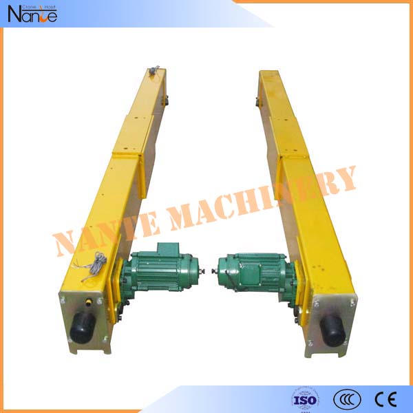 3 Phase 380V 50HZ Crane End Carriage / End Beam With Independently Driven 18m/min