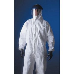 Cheap 2XL 63gsm Hooded Disposable Coverall With Shoe Cover wholesale