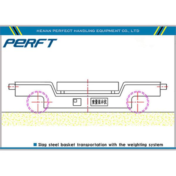 cable drum plate steel ladle transfer cart with High temperature resistance for steel and iron plant