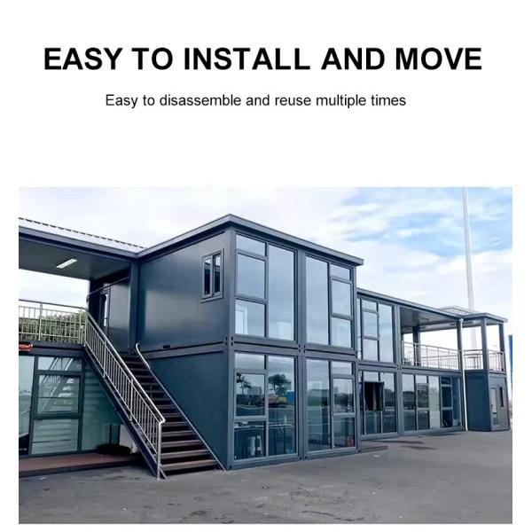 Flat Pack Container House Windows Aluminum Sliding Door or PVC Sliding Door with Security Bar