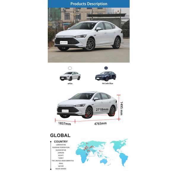 New Energy Electric Hybrid Vehicle Sedan Cars Plug In Customized