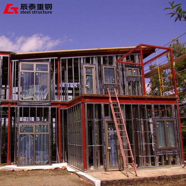 Steel Structure Apartment Modern Prefab Architecture Building Construction