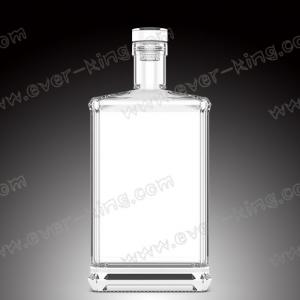 China Customization Screen Printing 375ML Glass Liquor Bottles on sale