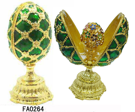 Easter Egg Gift Box Metal Easter Egg Gift Box Pewter Easter Egg Gift Box