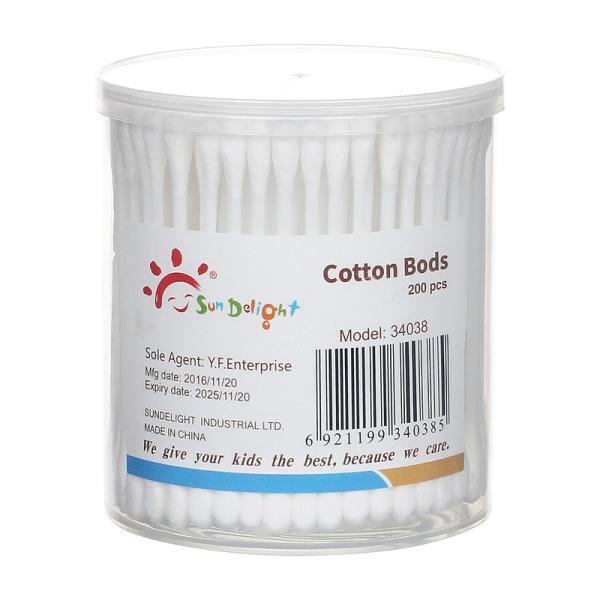 Quality 200 Pcs Disposable Cleaning Baby Safety Cotton Buds for sale