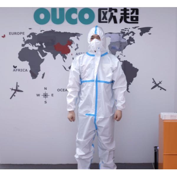 Medical Disposable Protective Clothing Chemical Resistant With CE FDA Certification
