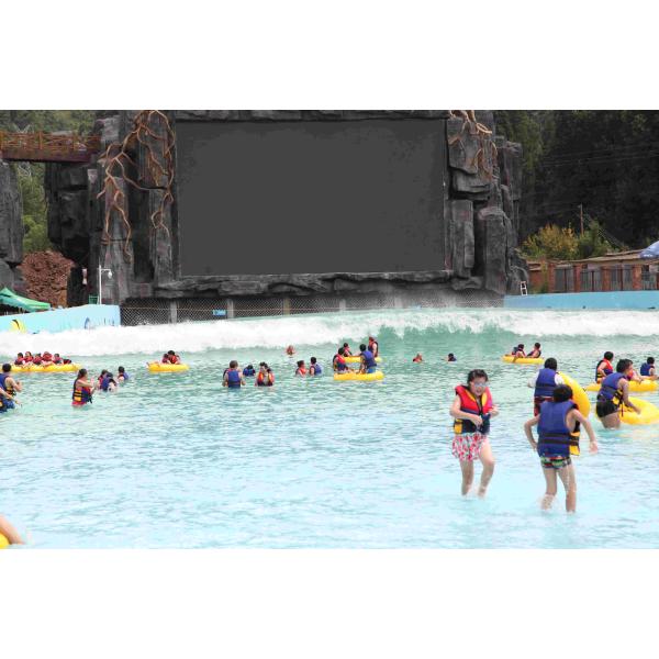 Theme Artificial Wave Pool Water Park Fiberglass Vacuum Wave Machine OEM for Aqua Park
